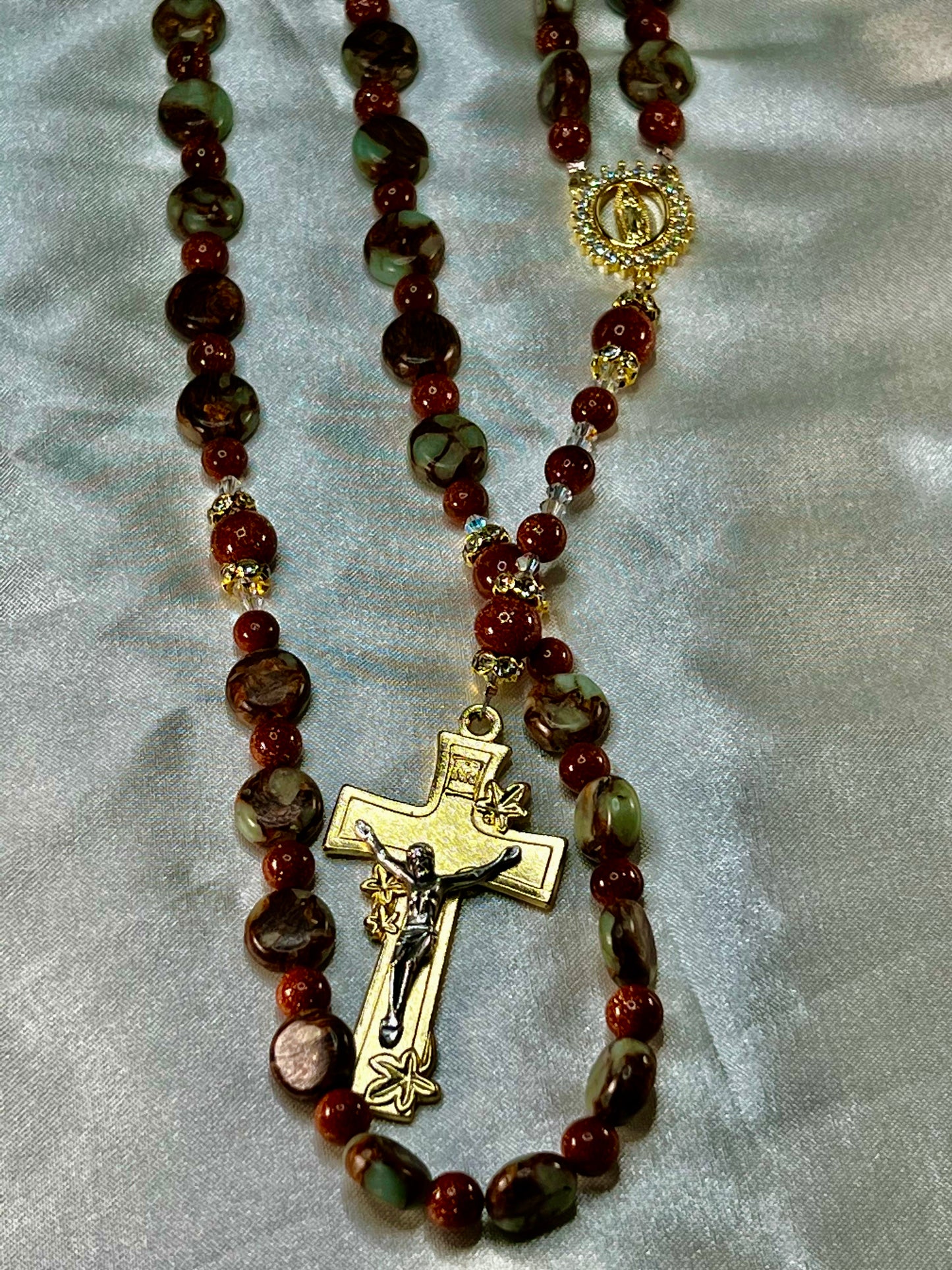 Sage Jade Bridal Rosary