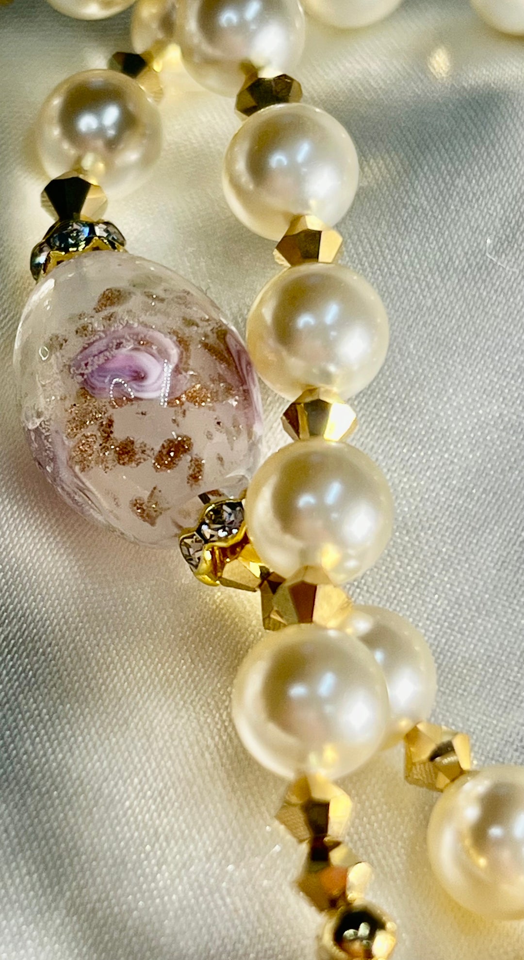 Bridal Rosary Rose of Sharon