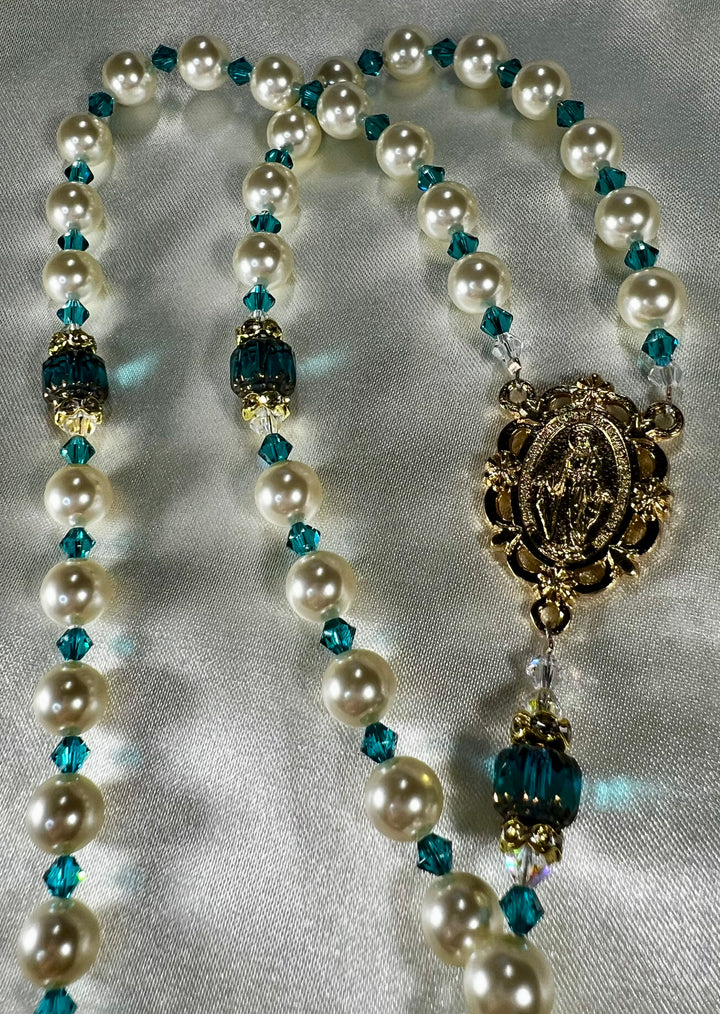Bridal Rosary - Something Blue