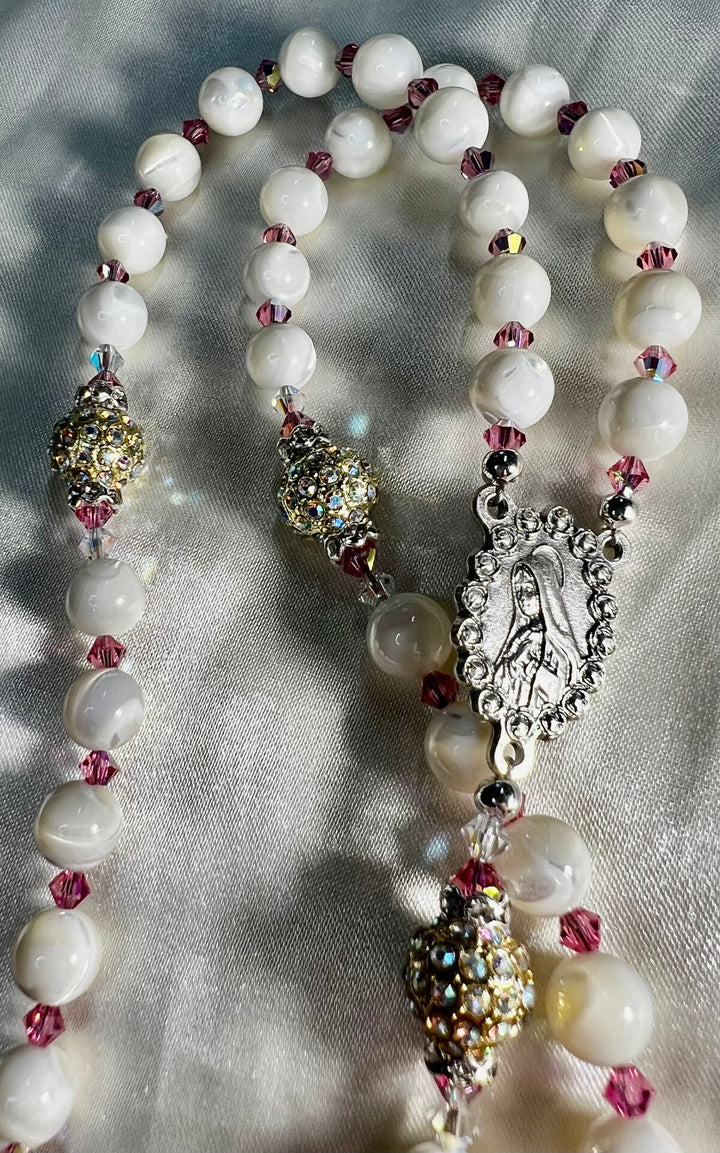 Heirloom Rosary Pink