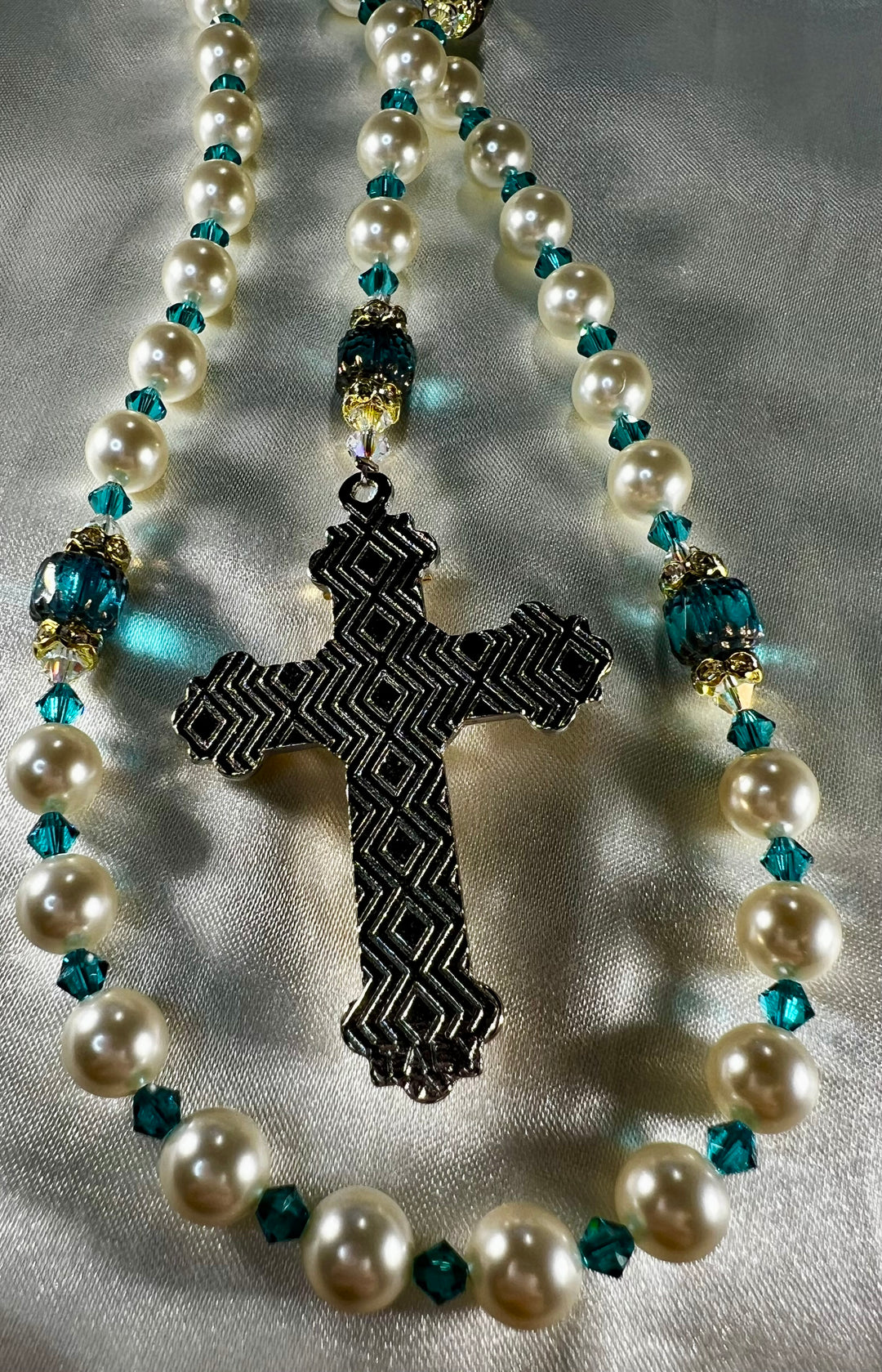 Bridal Rosary - Something Blue