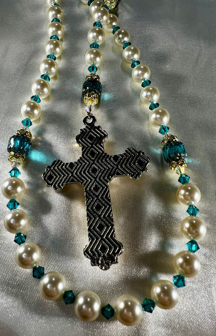 Bridal Rosary - Something Blue