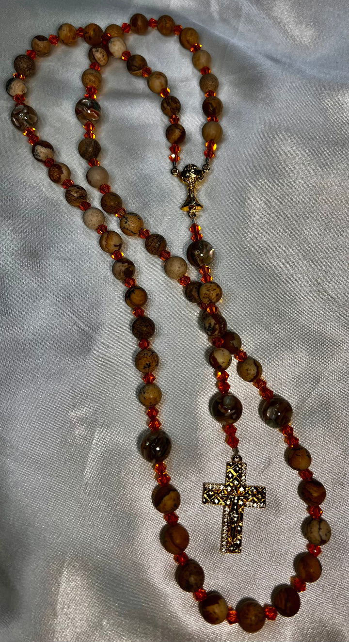 1st. Communion Stone Rosary