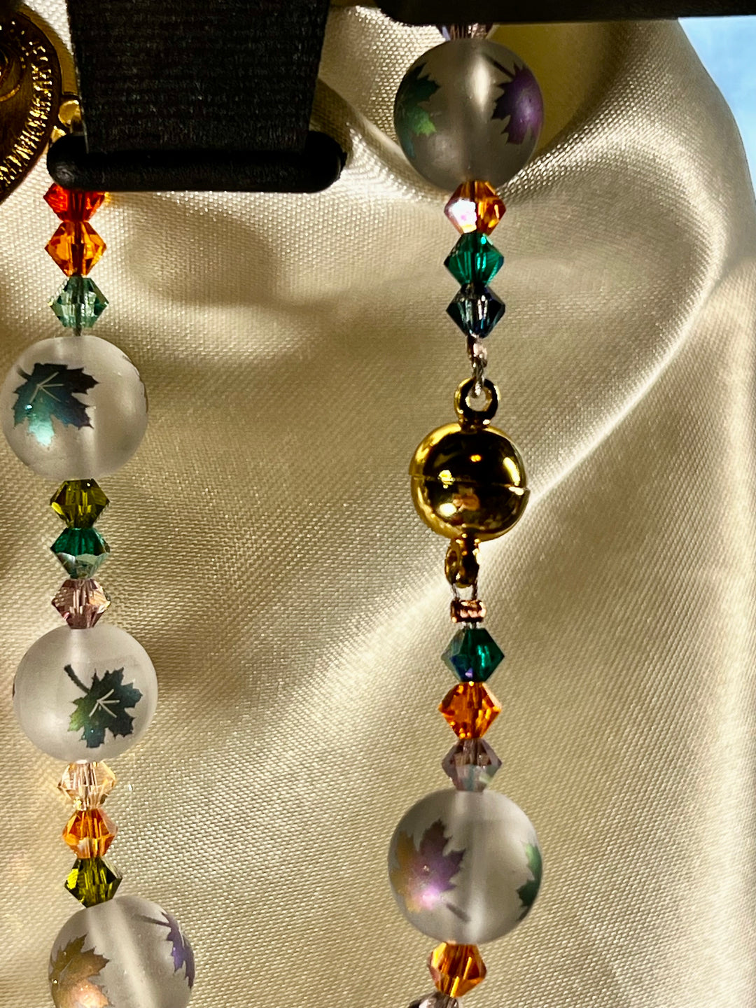 Car Rosary - Fall Leaves