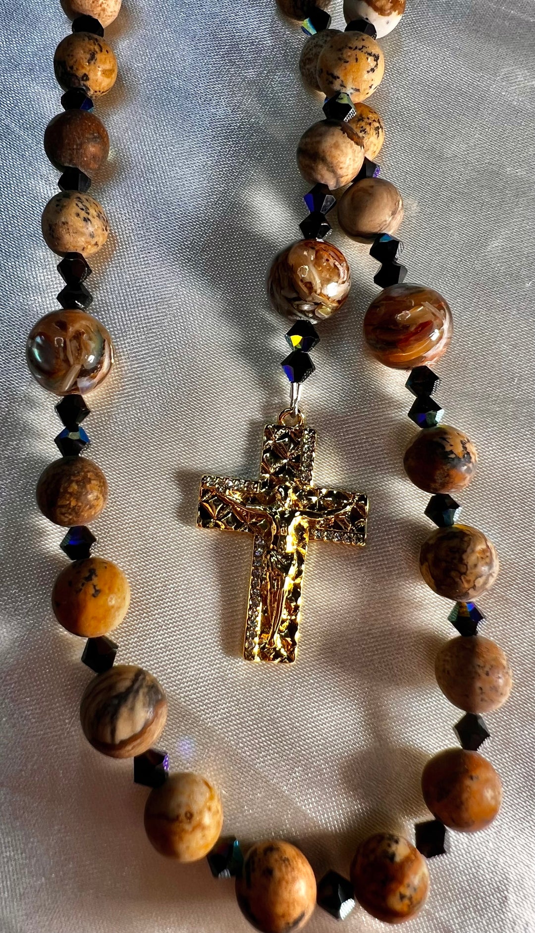 1st. Communion Stone Rosary