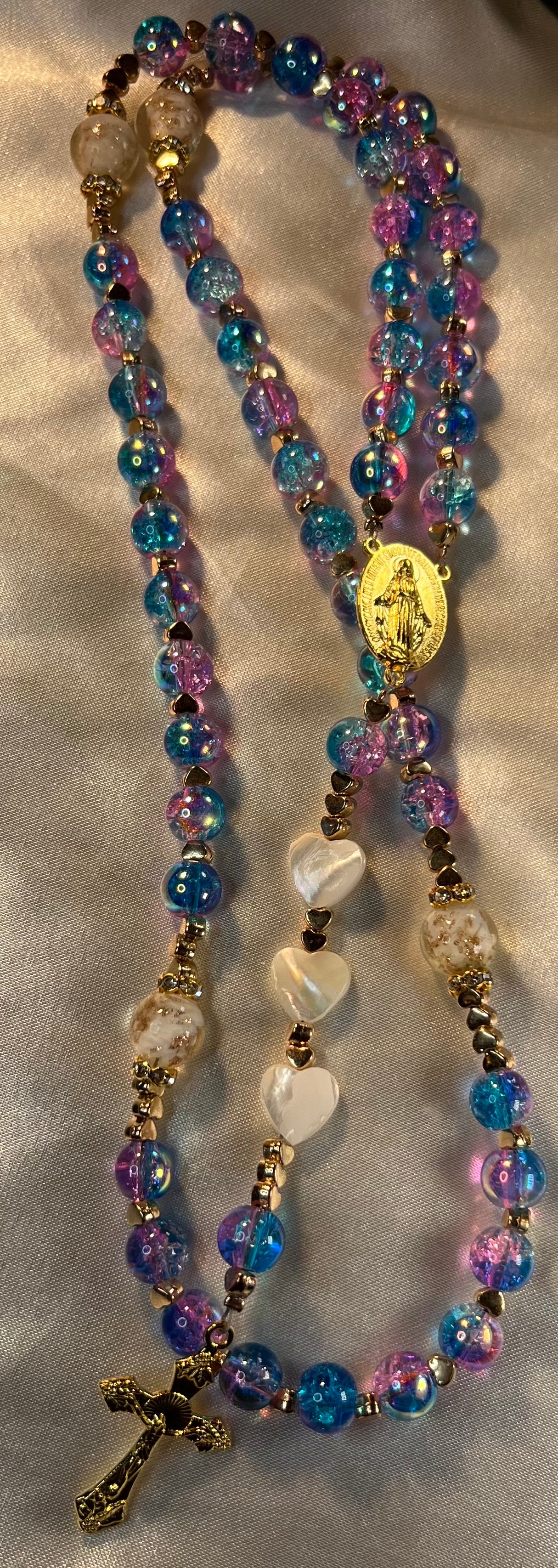 Mermaid Glass Rosary