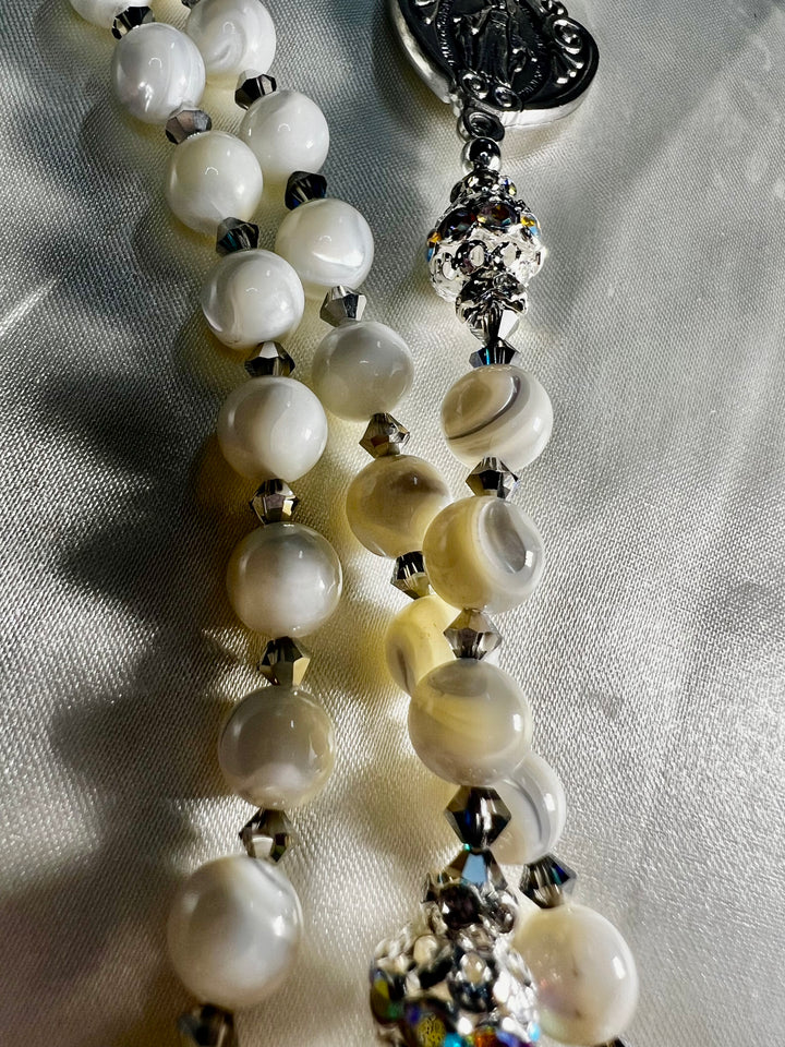 Heirloom Rosary Blue