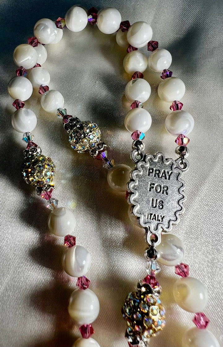 Heirloom Rosary Pink