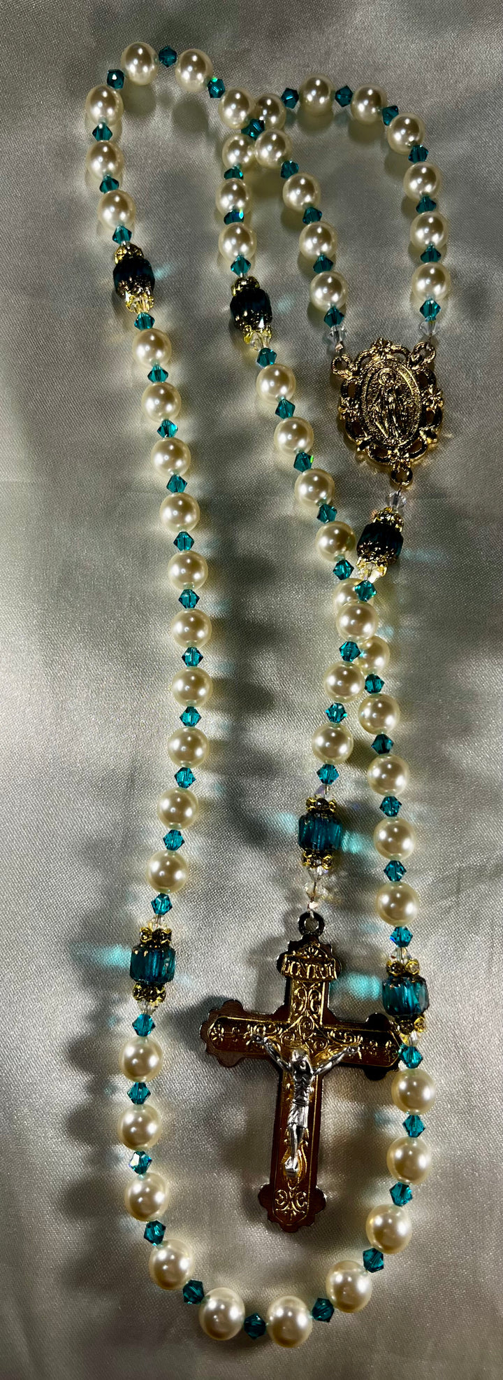 Bridal Rosary - Something Blue