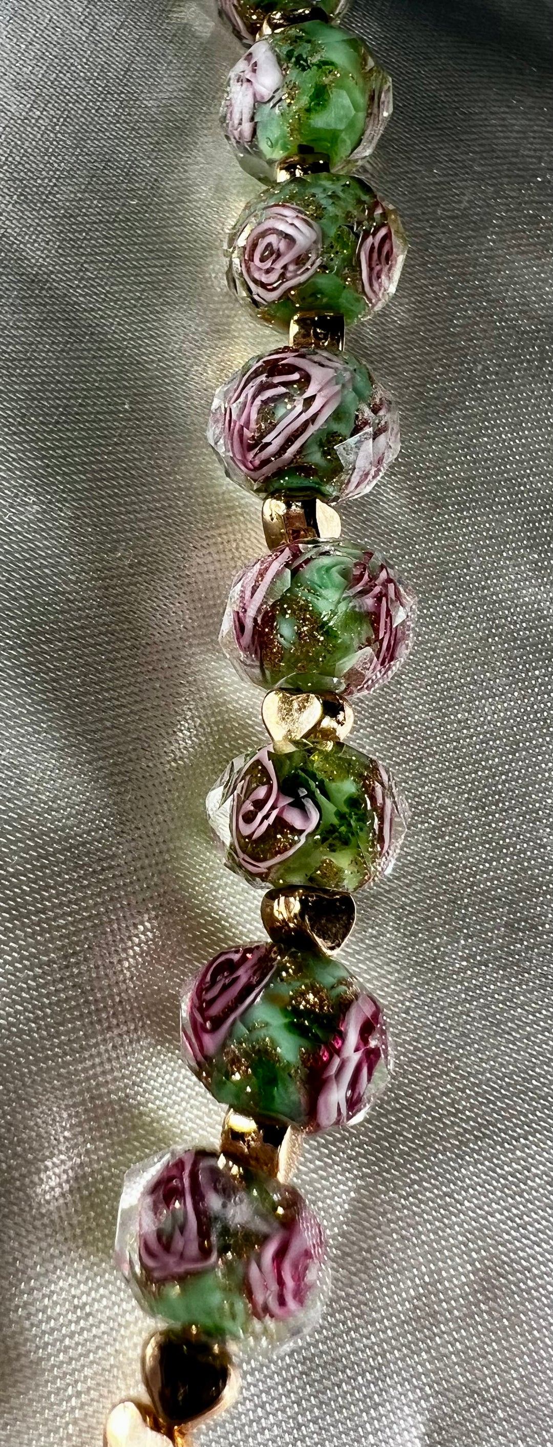 Glory Be Saint Theresa Chaplet Flower Rosary