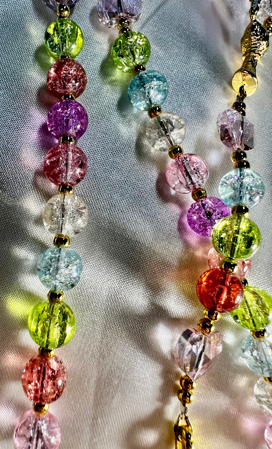 1st. Communion Mermaid Glass Rosary