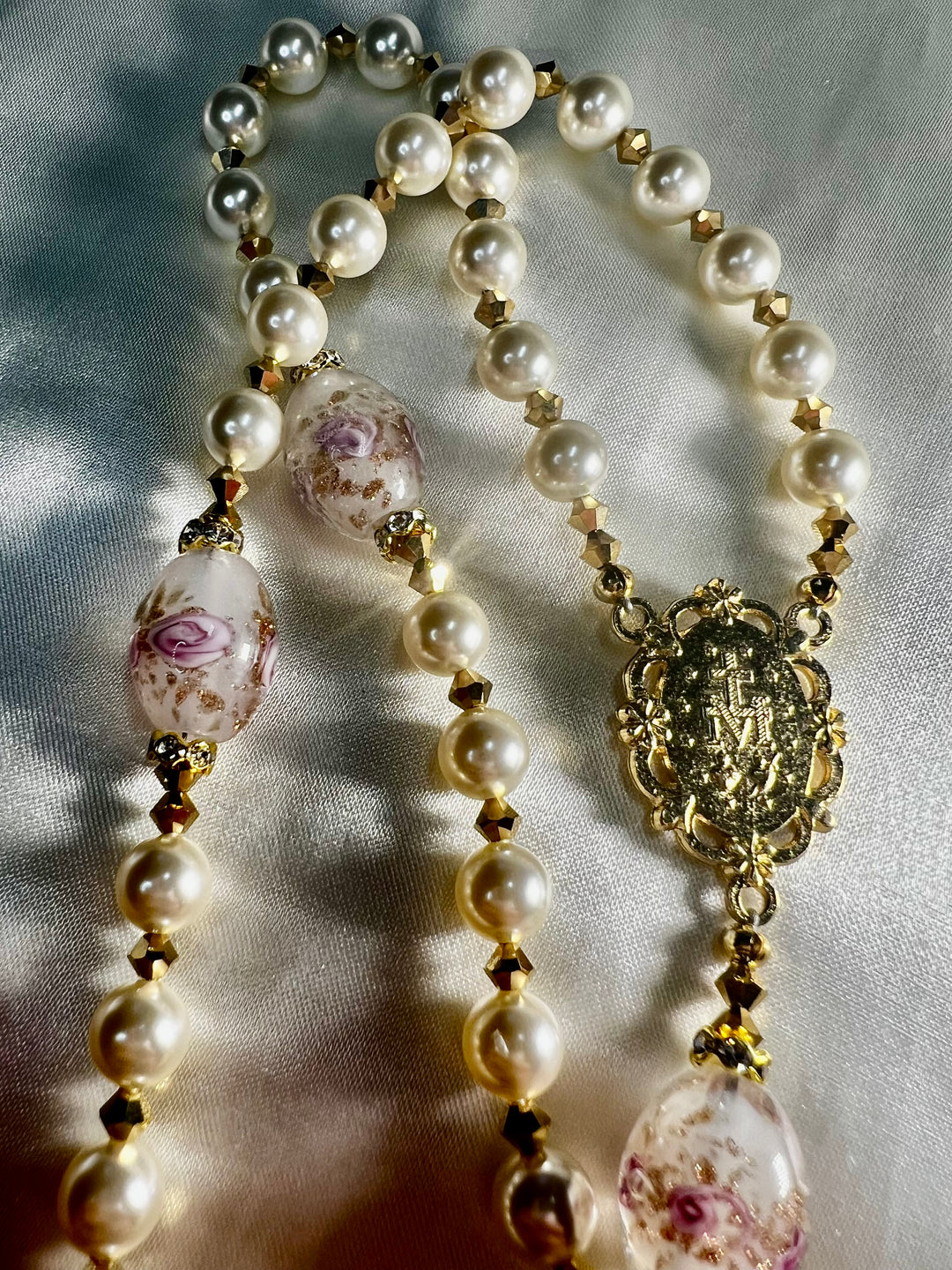 Bridal Rosary Rose of Sharon