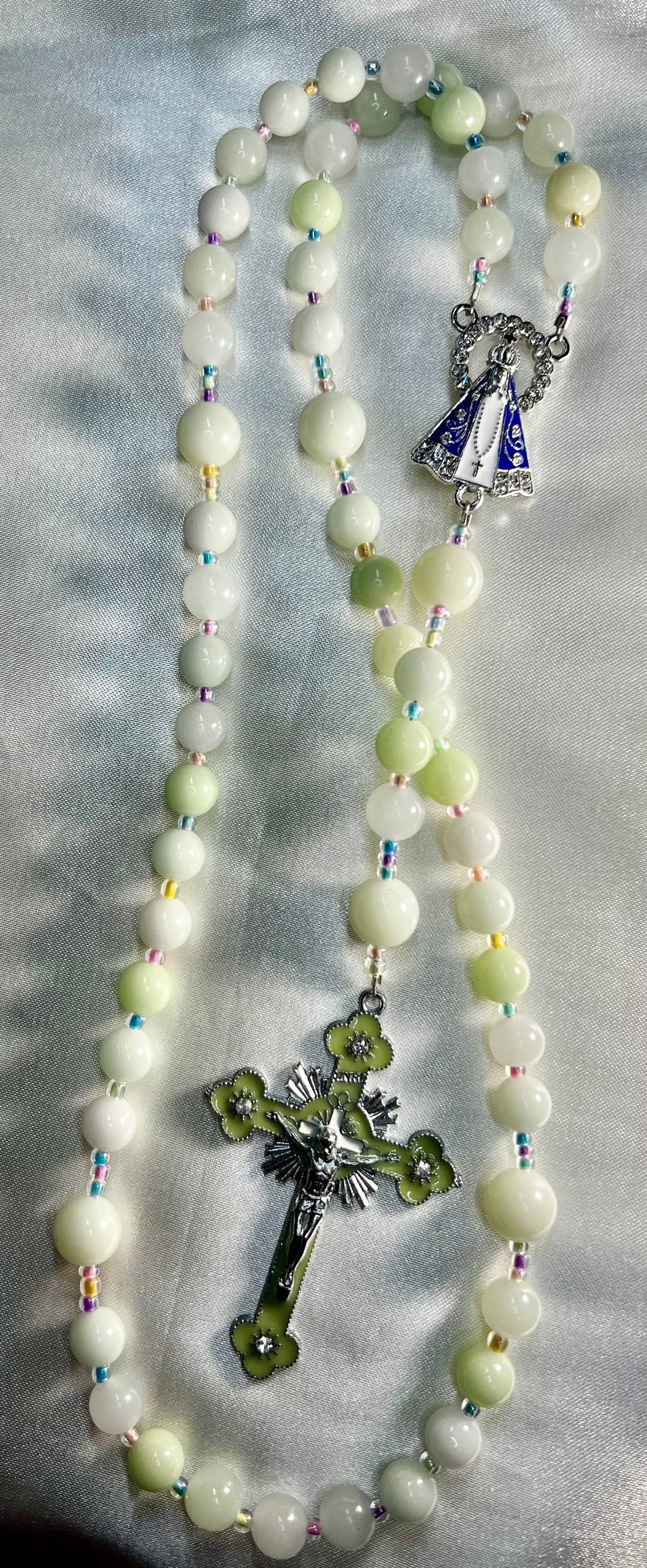 Glow in the Dark Rosary - Ocean Rosary