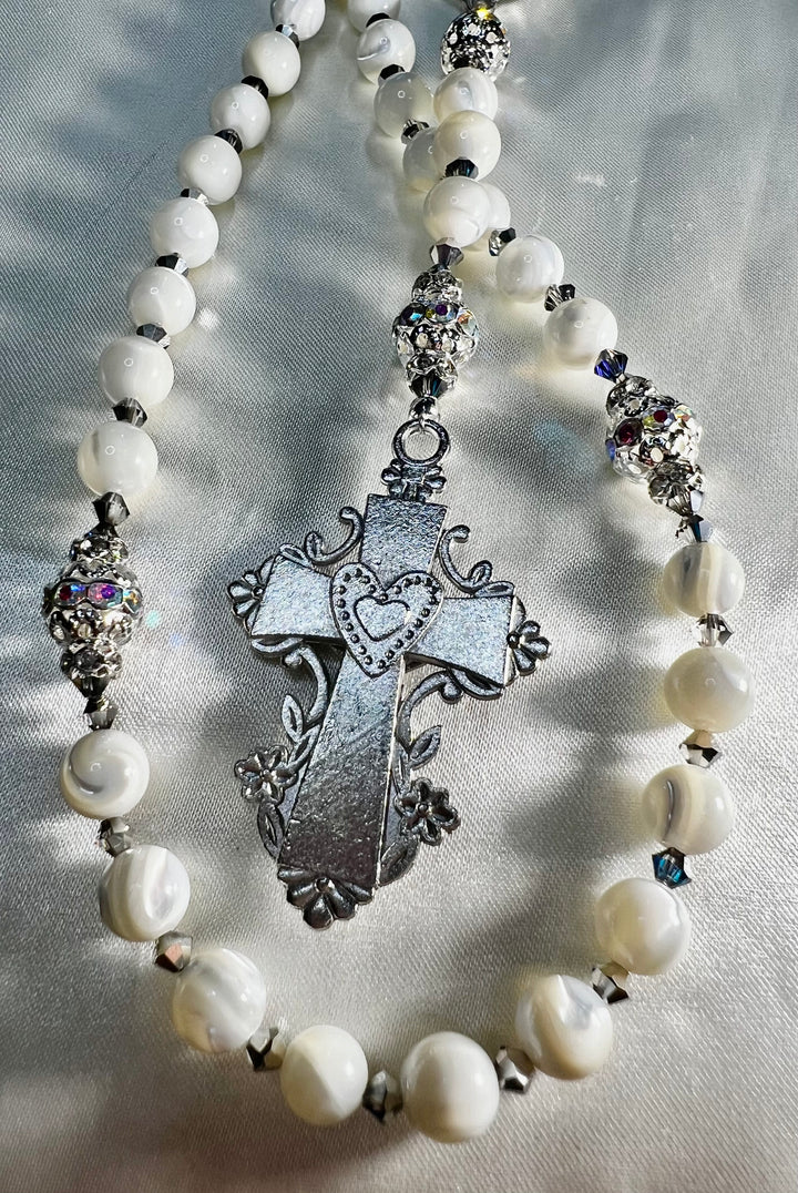 Heirloom Rosary Blue