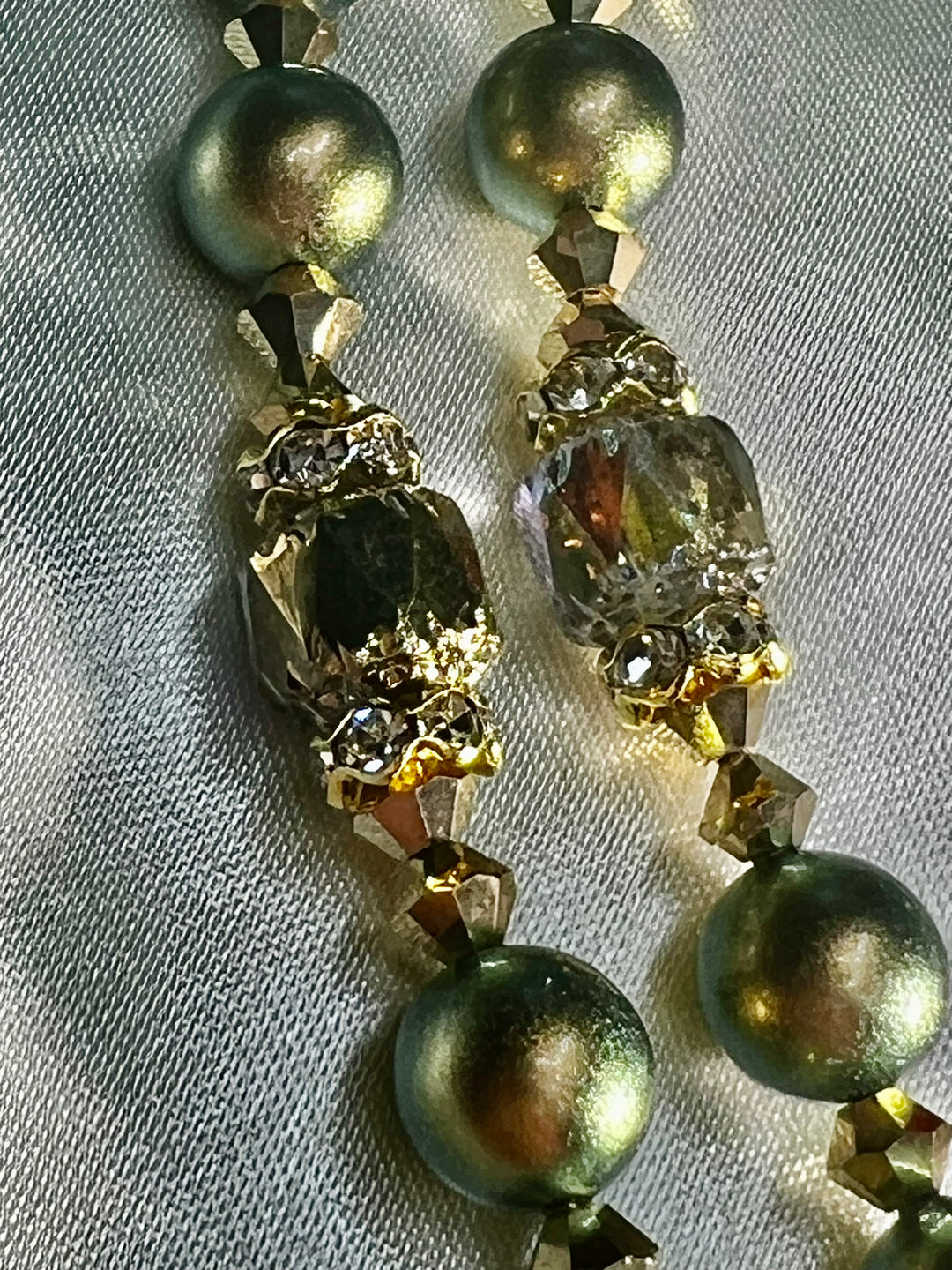 Iridescent Heart of Mary Rosary