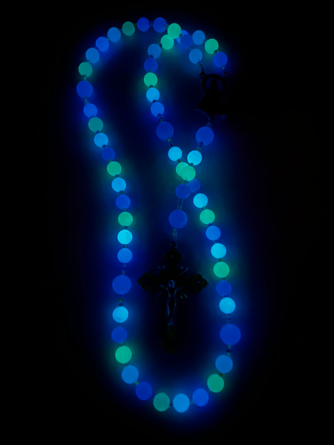 Glow in the Dark Rosary - Ocean Rosary