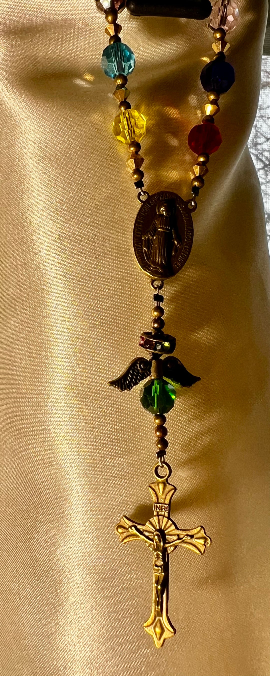 Car Rosary - Stained Glass