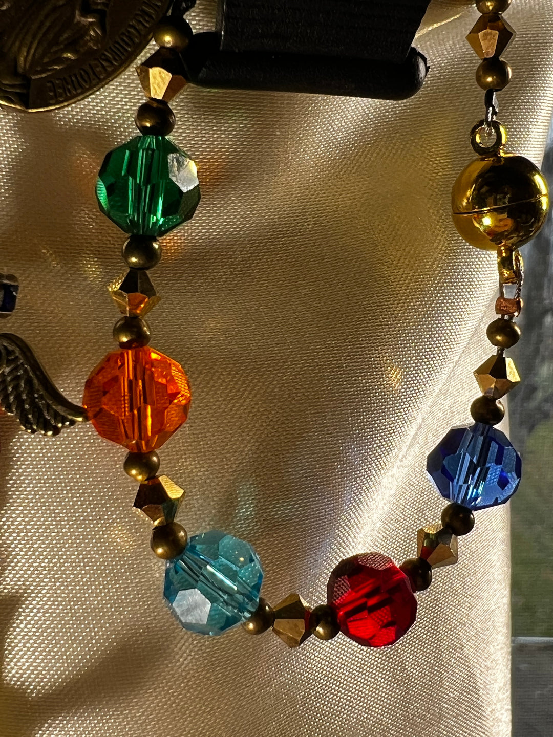 Car Rosary - Stained Glass