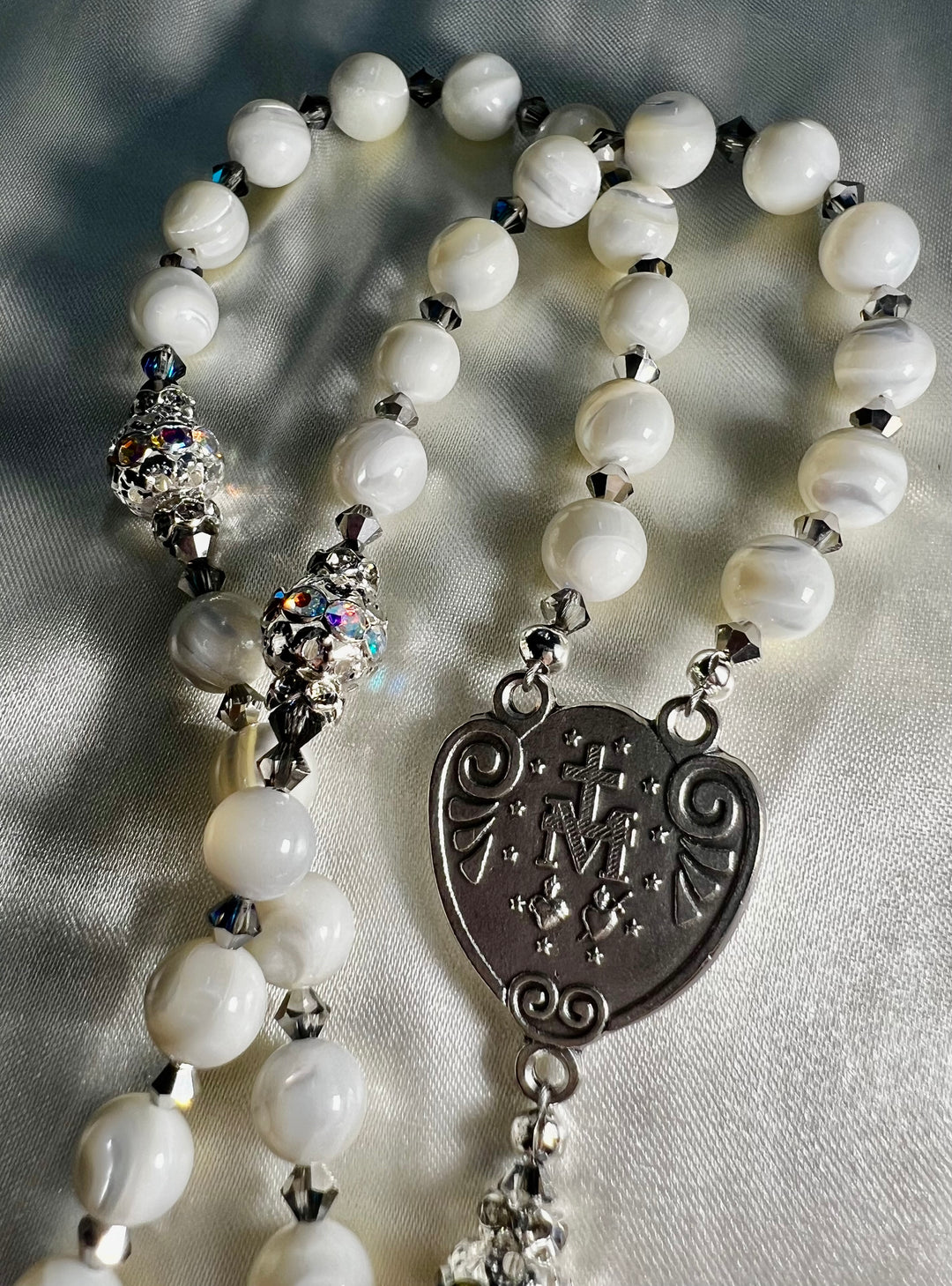 Heirloom Rosary Blue