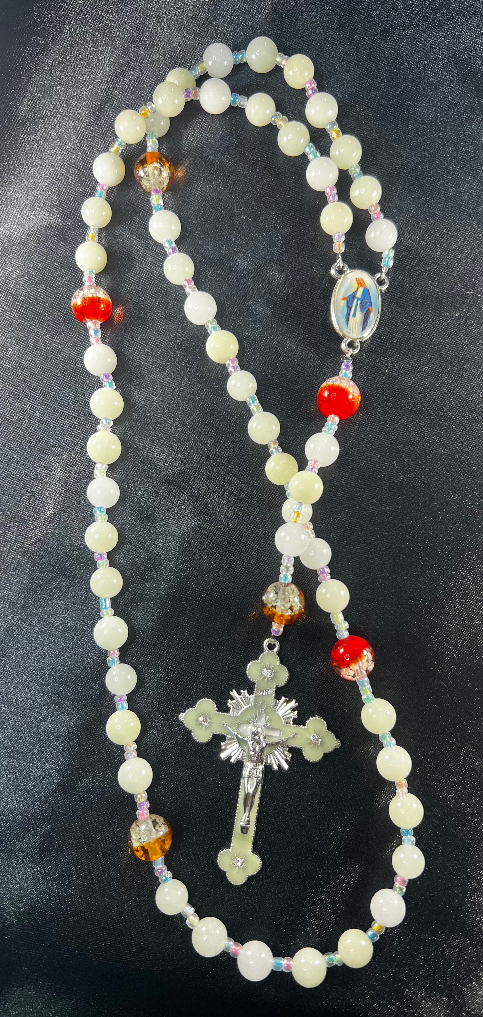 Glow in the Dark Rosary - Ocean Rosary – Cathy's Cross