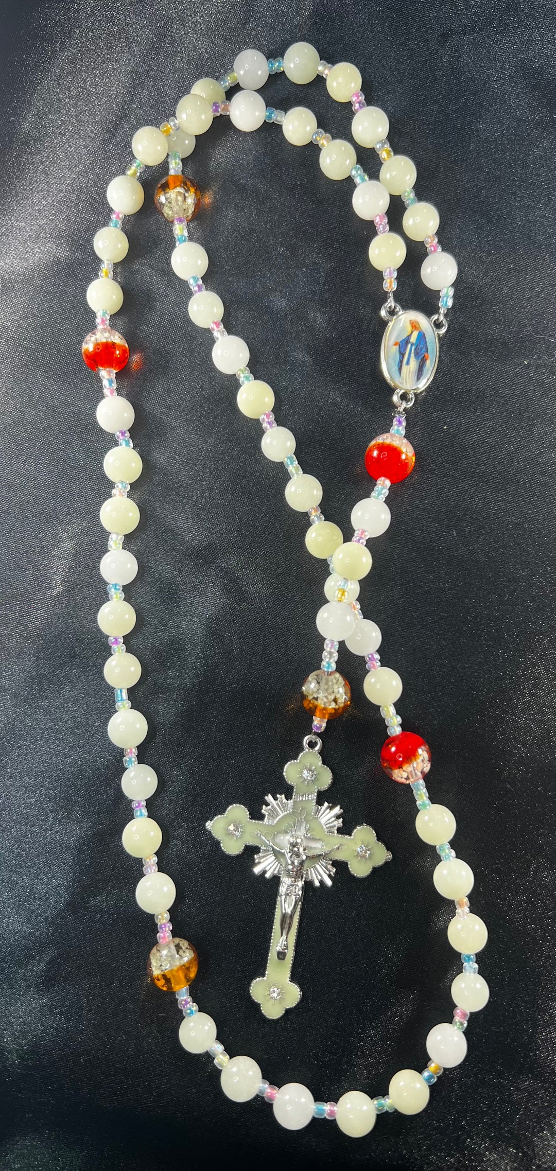 Glow in the Dark Rosary - Ocean Rosary