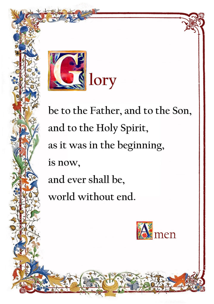 Glory Be Saint Theresa Chaplet Flower Rosary