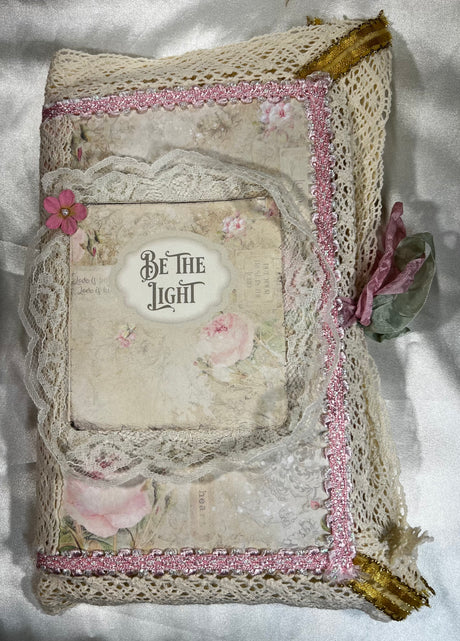 Soft Cover Journal with Lace & ribbons!!
