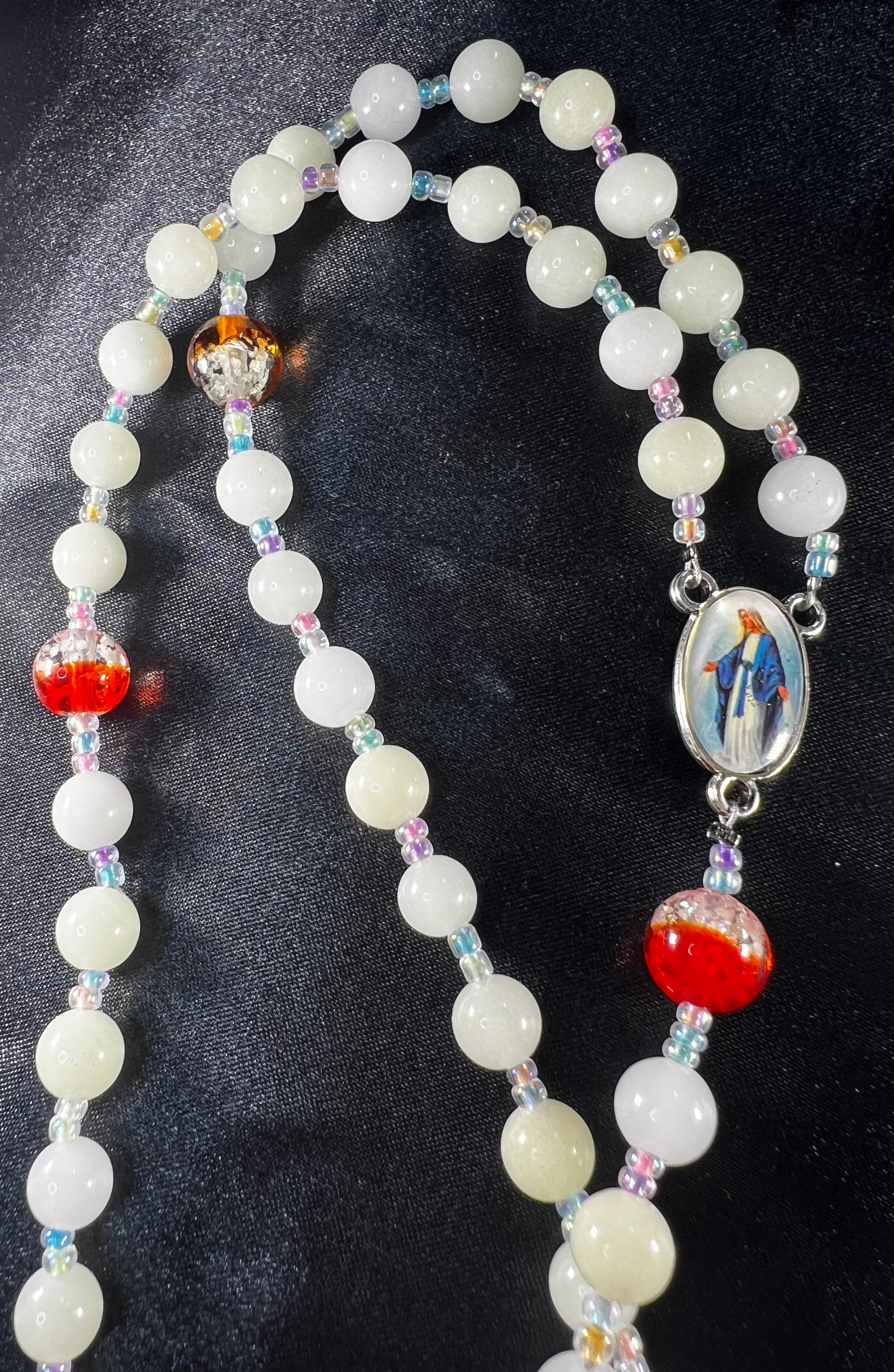 Glow in the Dark Rosary - Ocean Rosary – Cathy's Cross