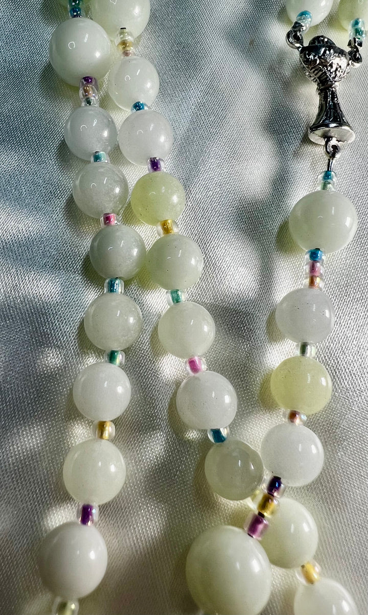 1st. Communion Glow in the Dark "Ocean" Rosary
