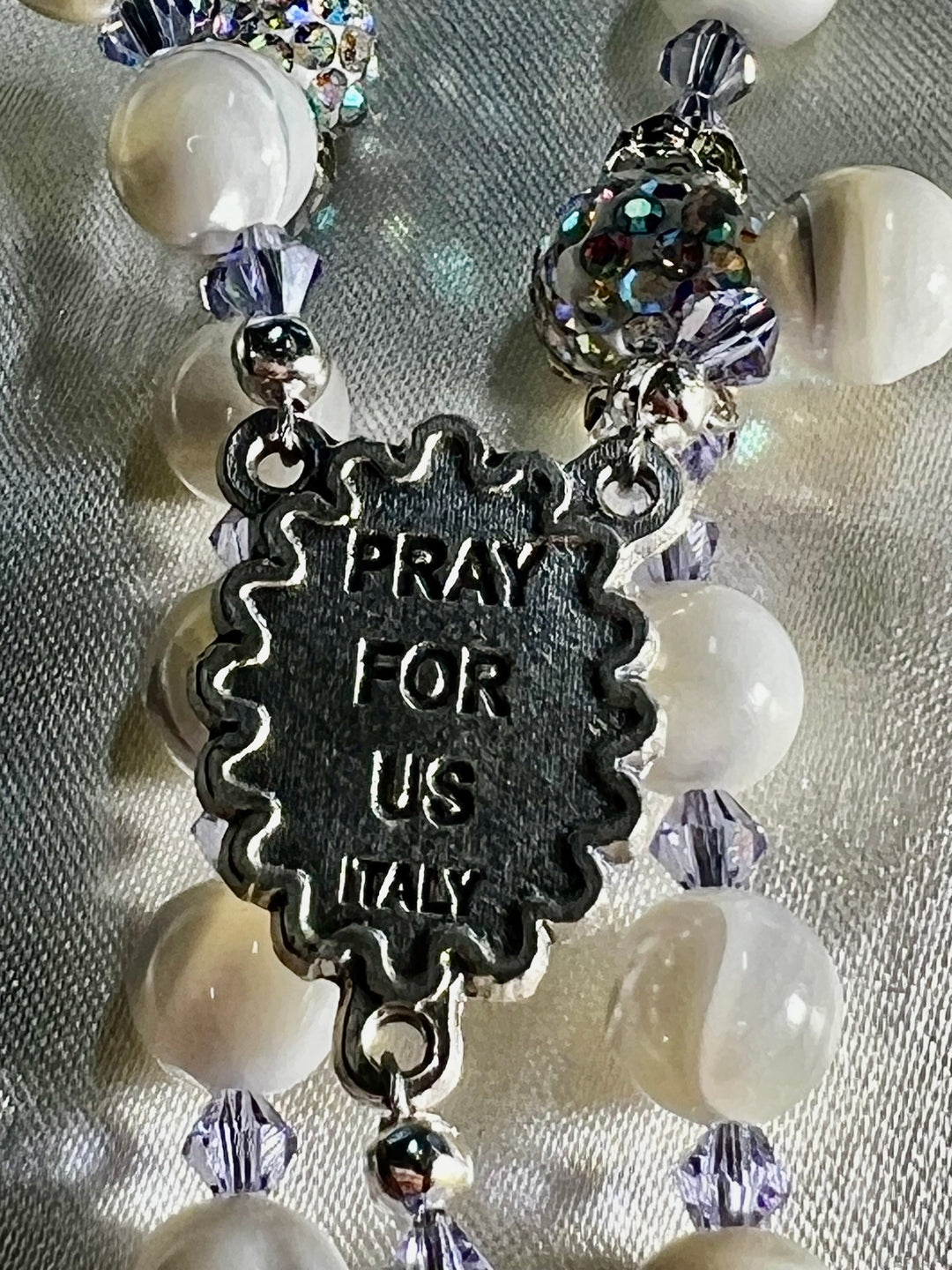 Heirloom Rosary White