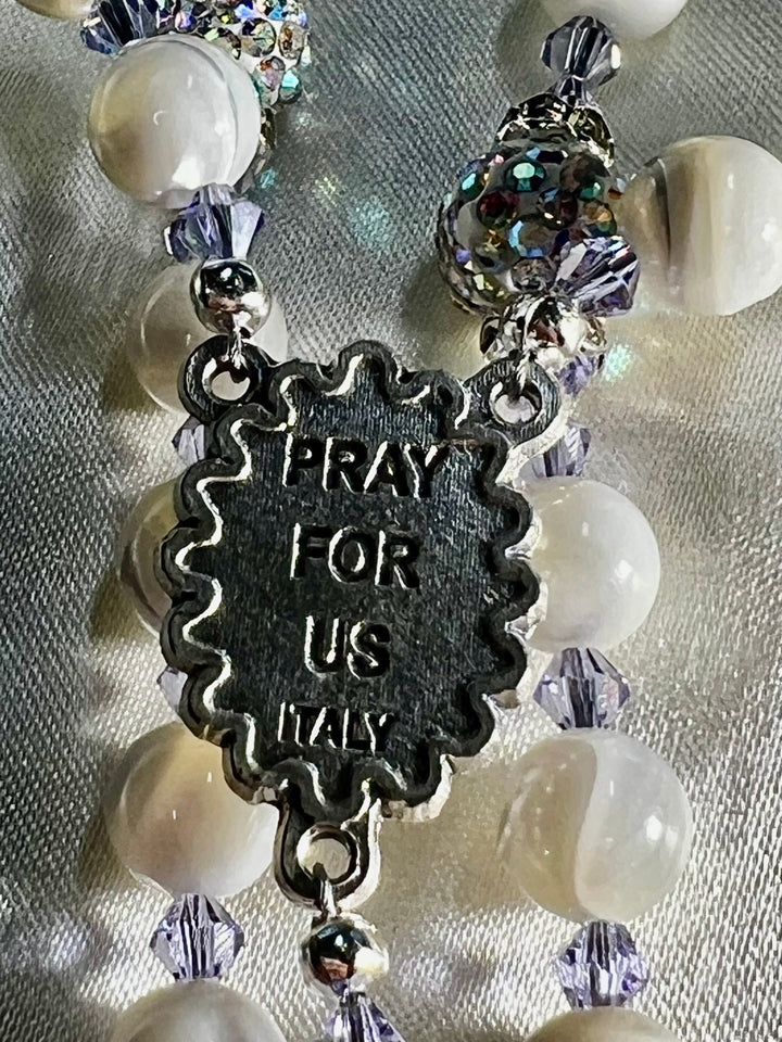 Heirloom Rosary White