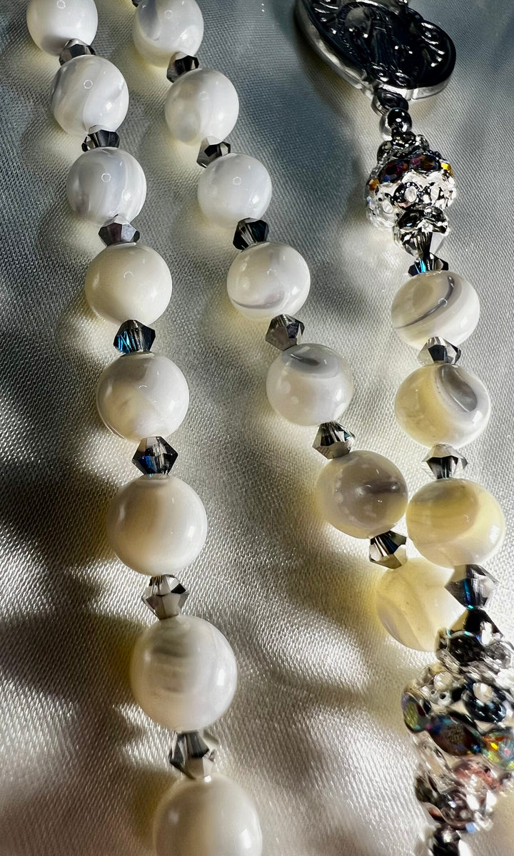 Heirloom Rosary Blue