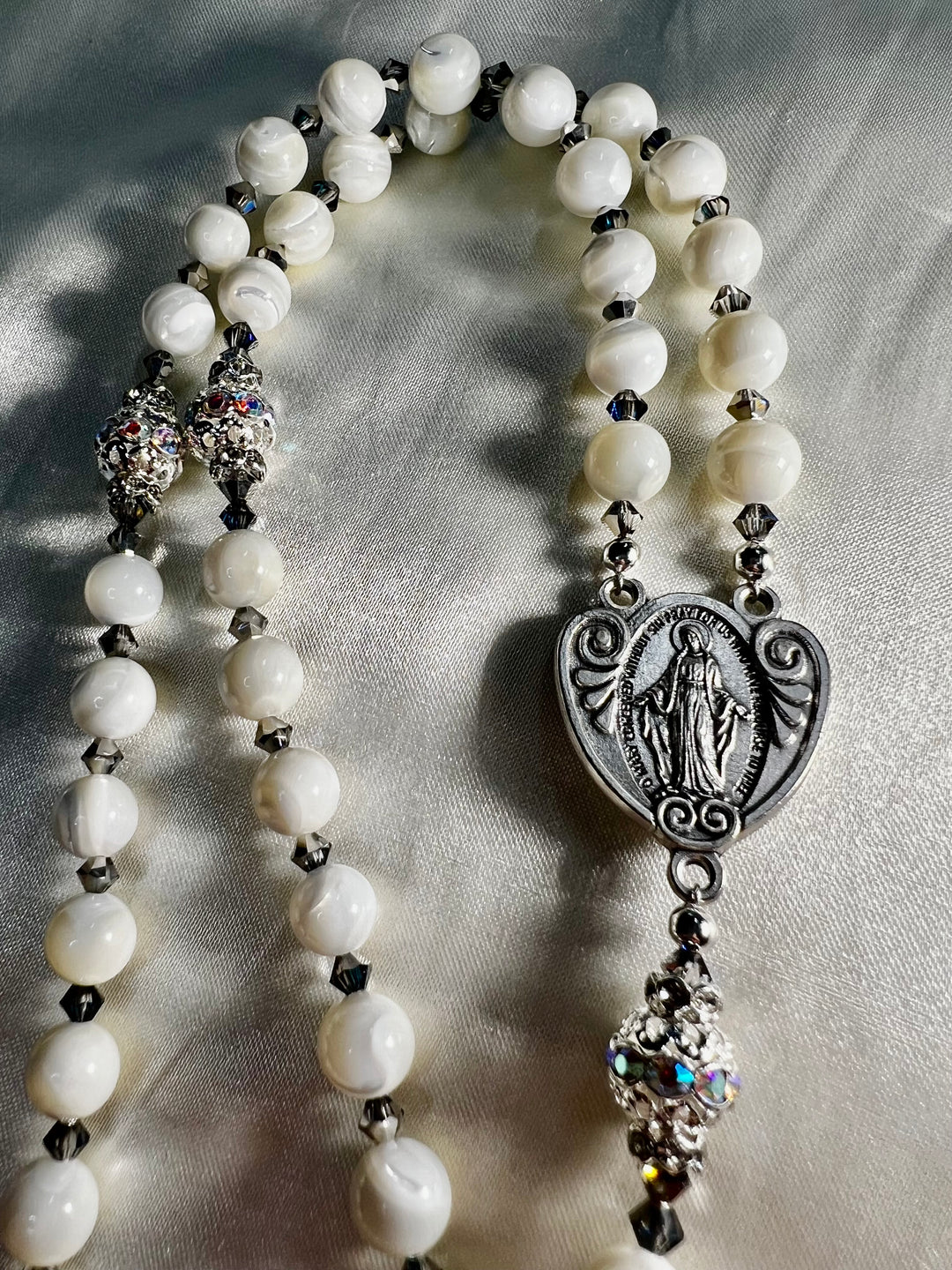 Heirloom Rosary Blue