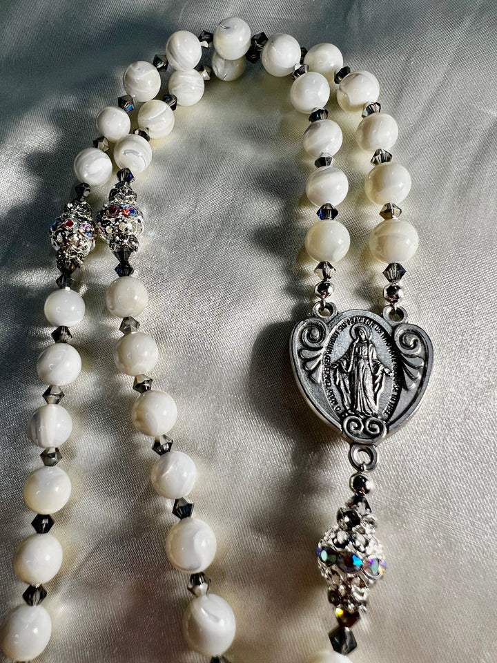 Heirloom Rosary Blue