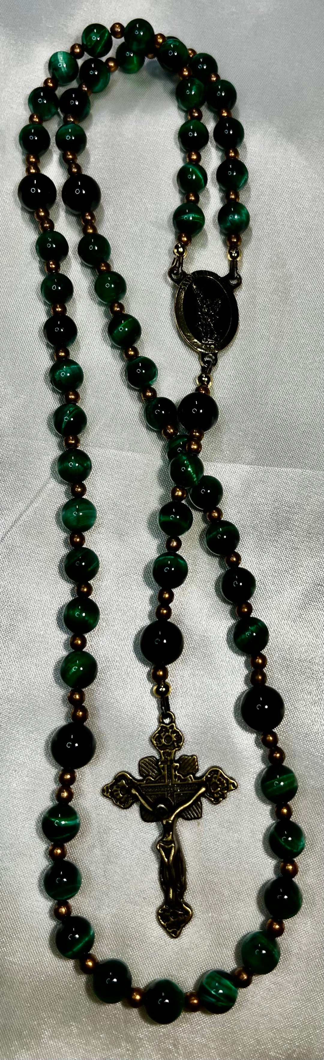 St. Michael Emerald Green Rosary