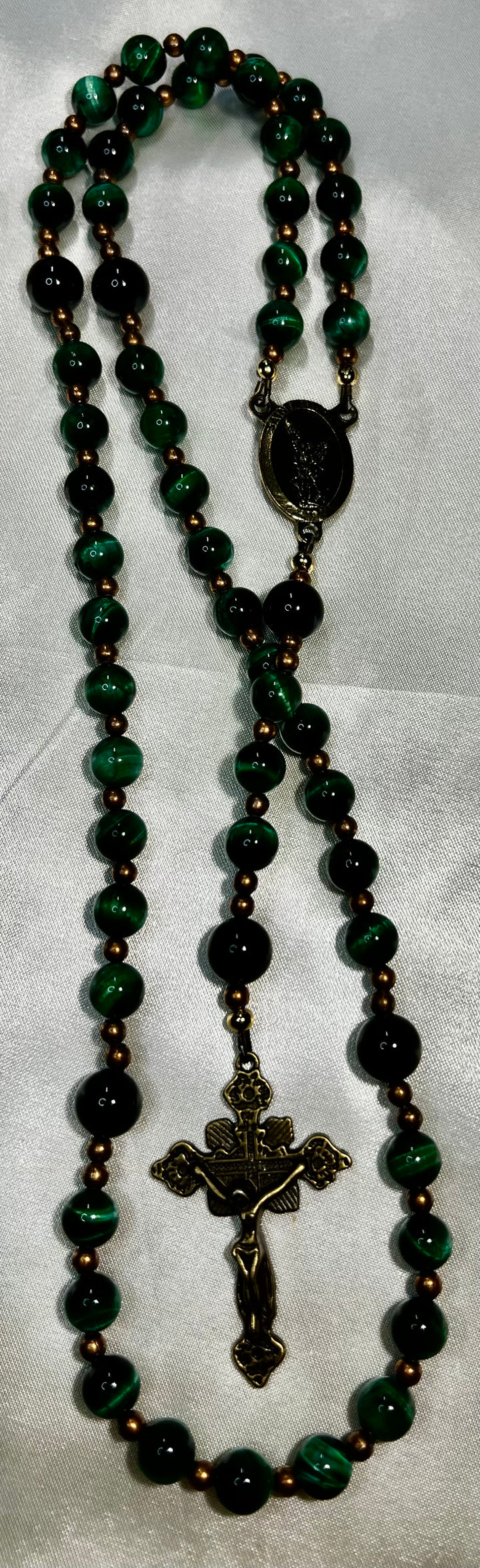 St. Michael Emerald Green Rosary