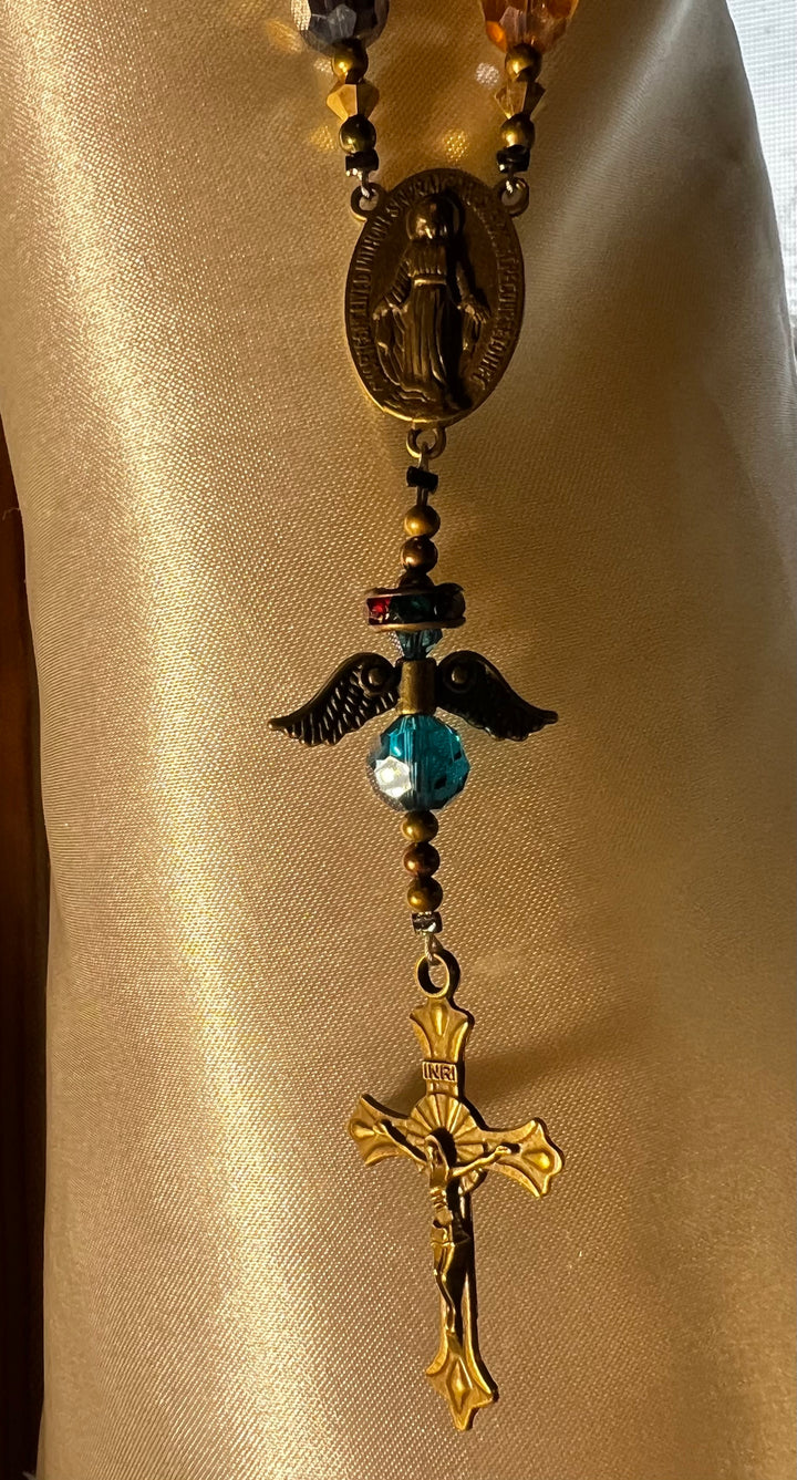 Car Rosary - Stained Glass