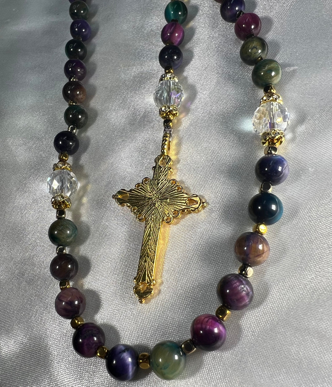 Galaxy Rosary Gold