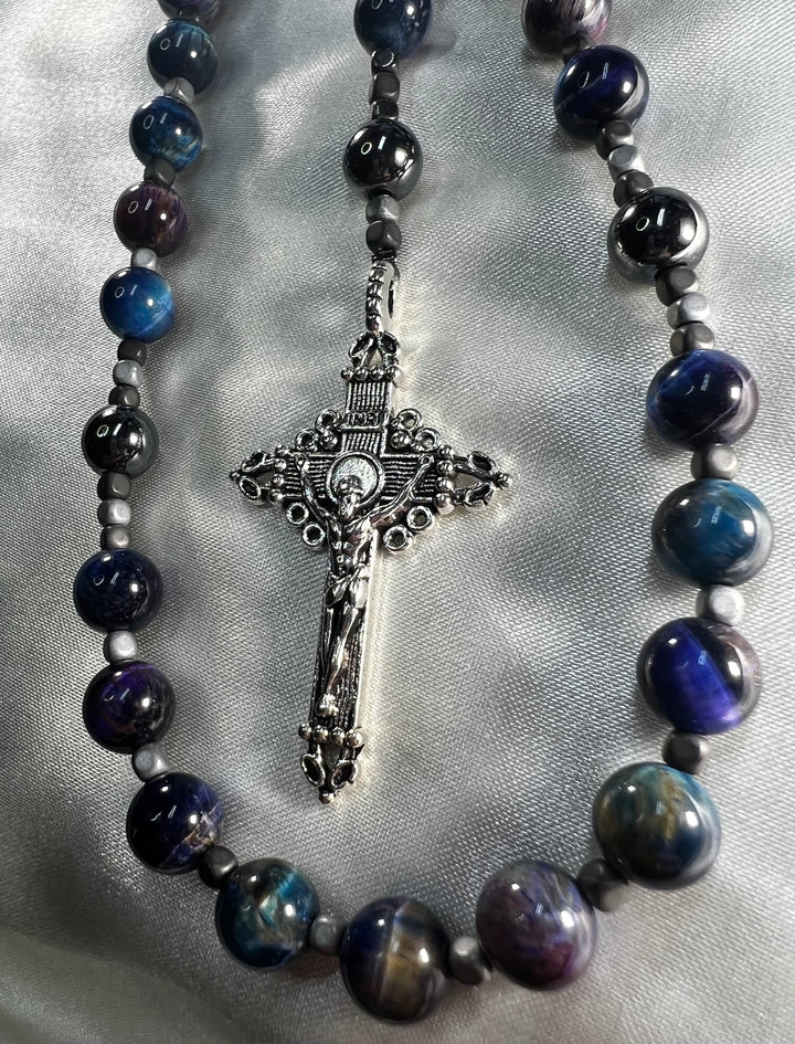 Galaxy Rosary Silver