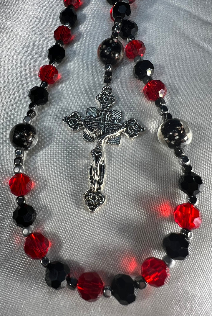 Confirmation Rosary Red Dove