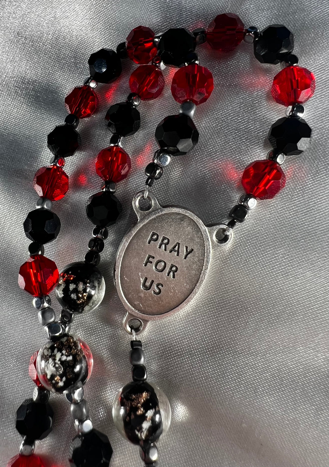 Confirmation Rosary Red Dove