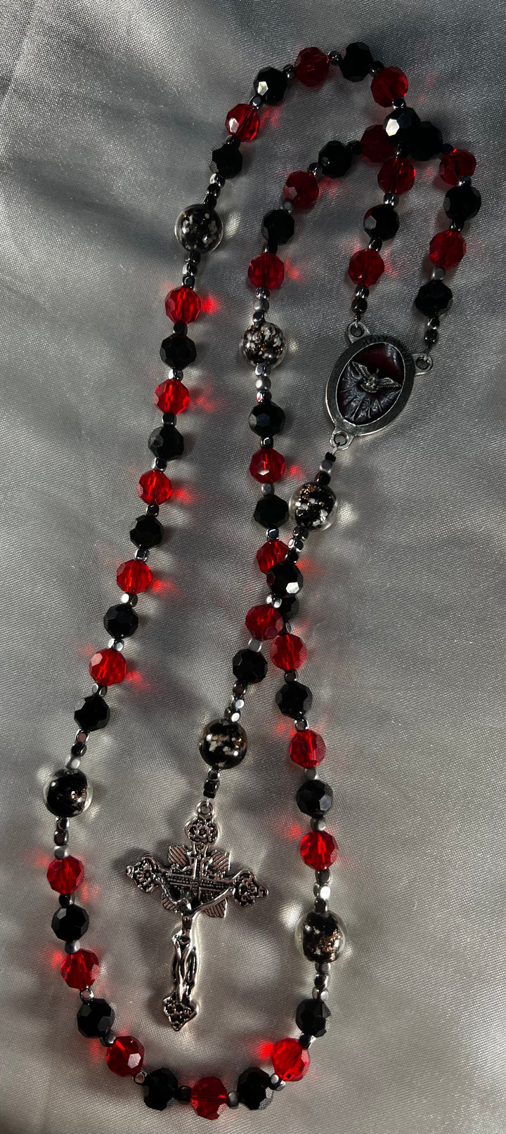 Confirmation Rosary Red Dove