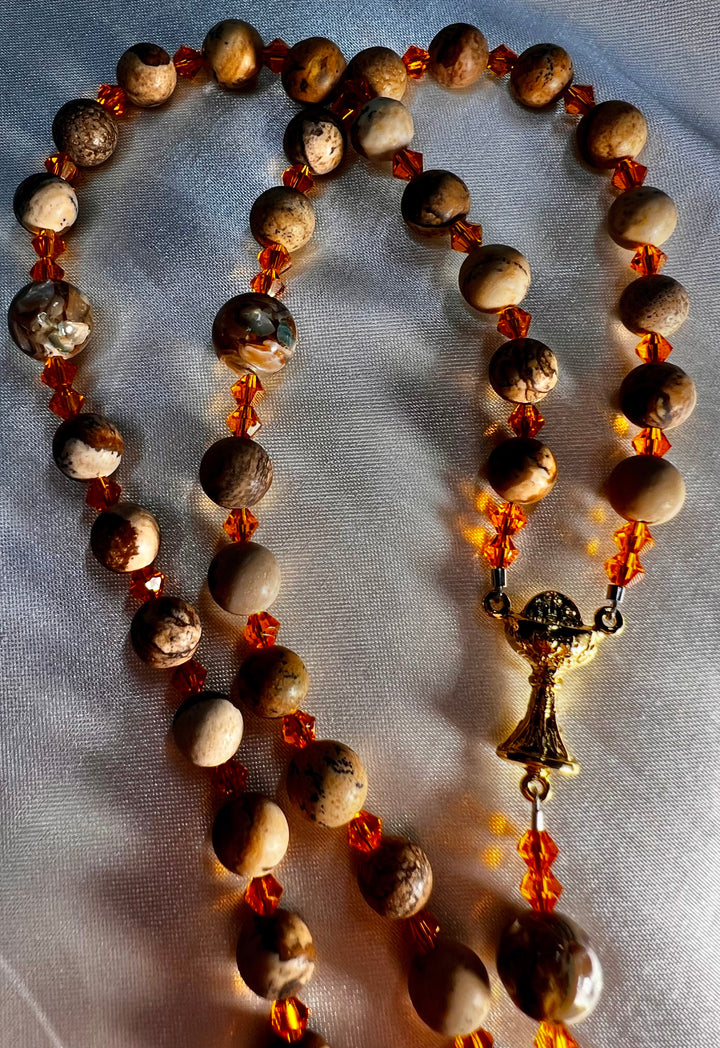 1st. Communion Stone Rosary