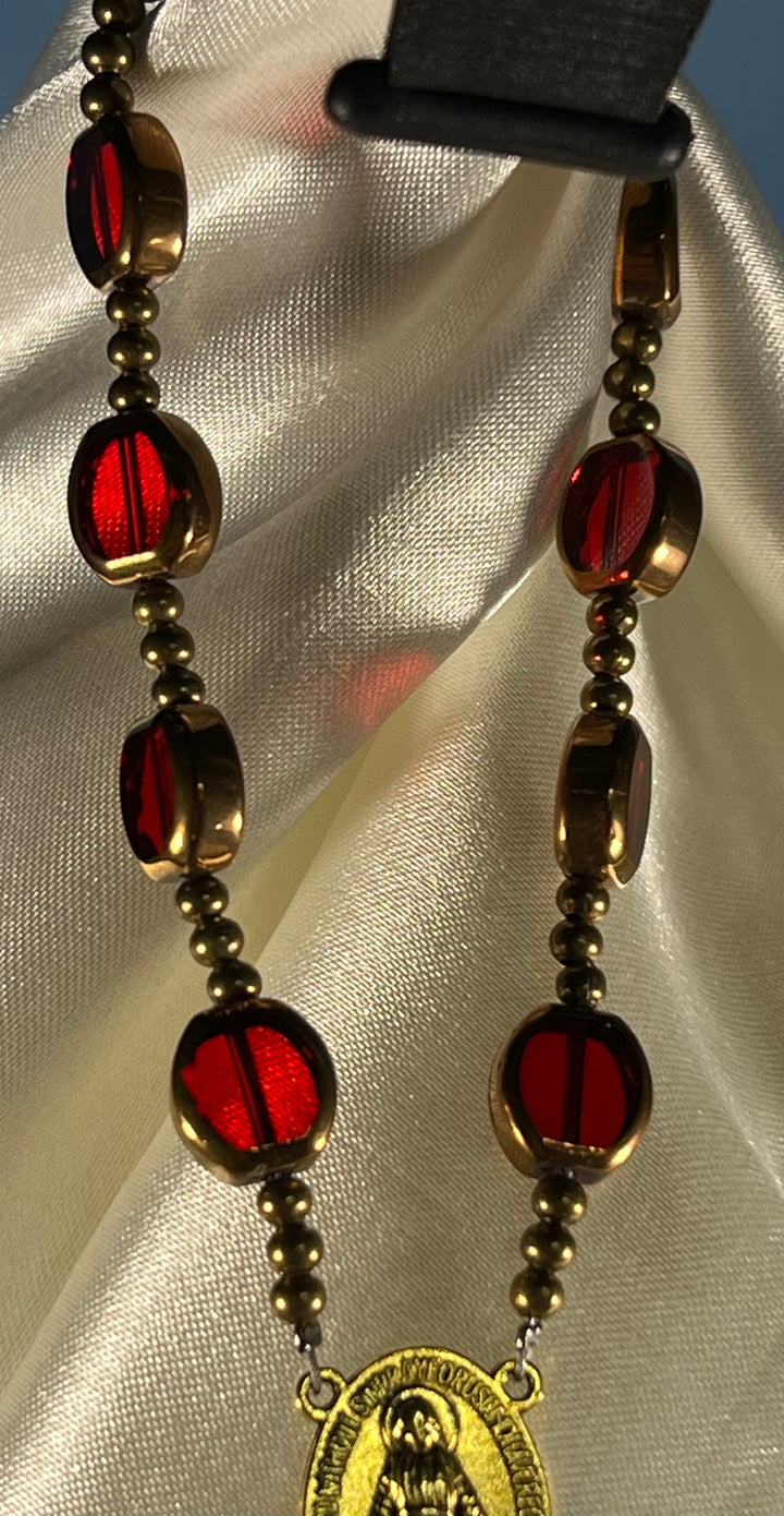 Beautiful Red Sea Glass Beads