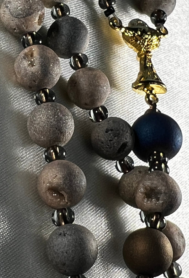 Natural Agate Stone Rosary