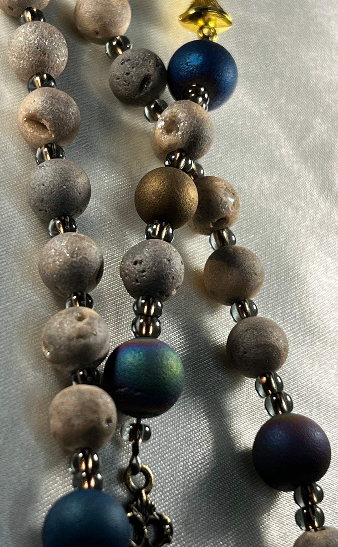 Natural Agate Stone Rosary