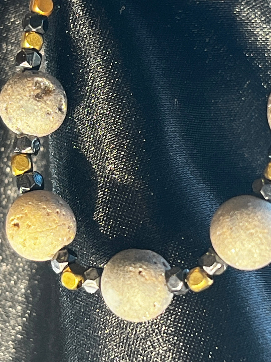 Natural Agate Stone Car Rosary