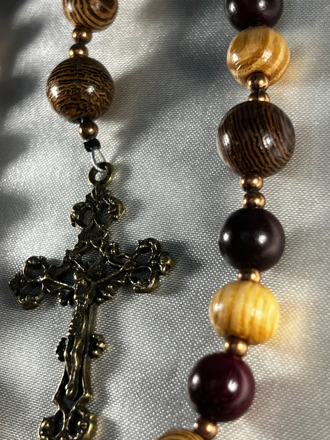Wooden Rosary 1st. Communion