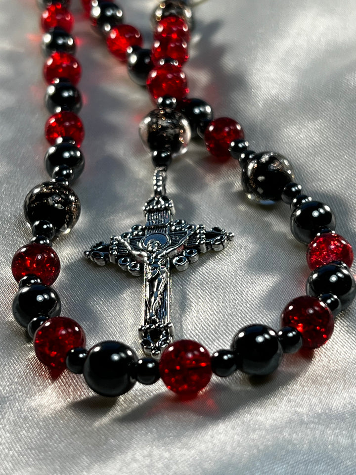 Holy Spirit Silver Rosary!!