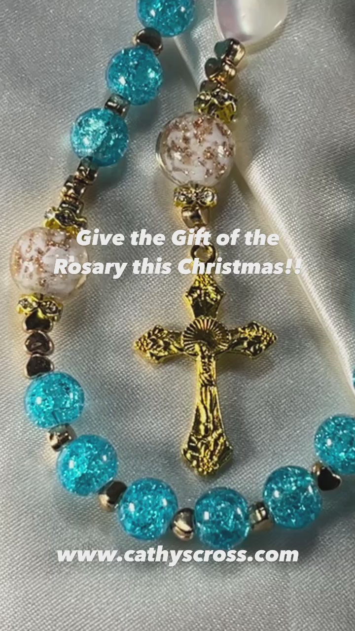 Mermaid Glass Rosary